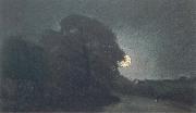 The edge of a heath by moonlight John Constable